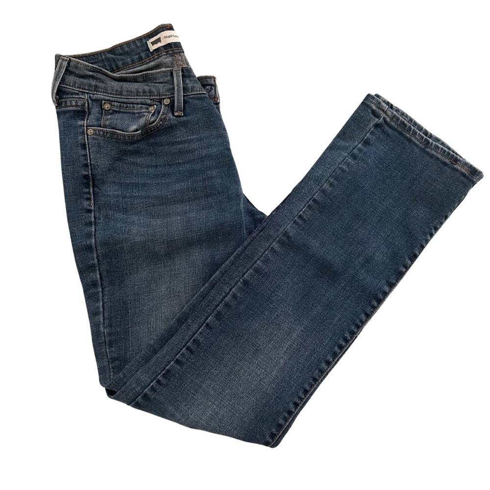 Levi’s Classic Blue Denim Jeans—Straight Cut